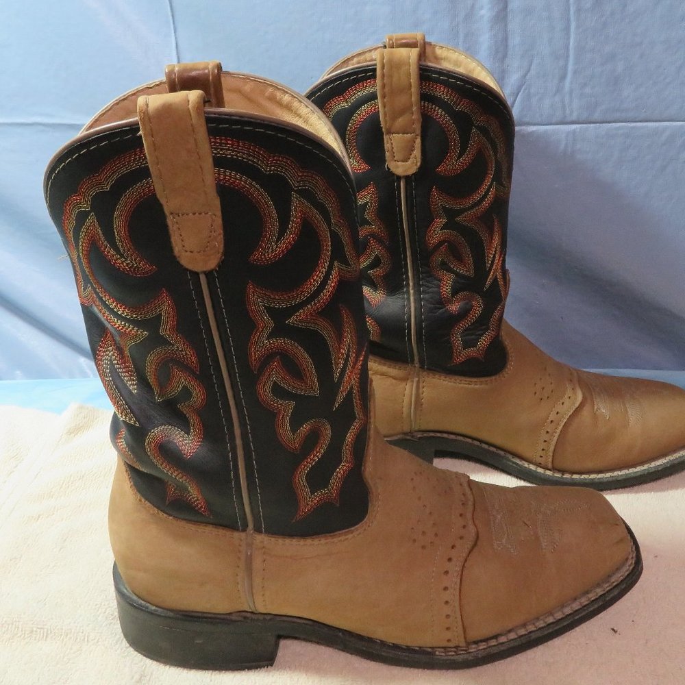 Mens  Double H Cowboy Westen Square Toe Boots